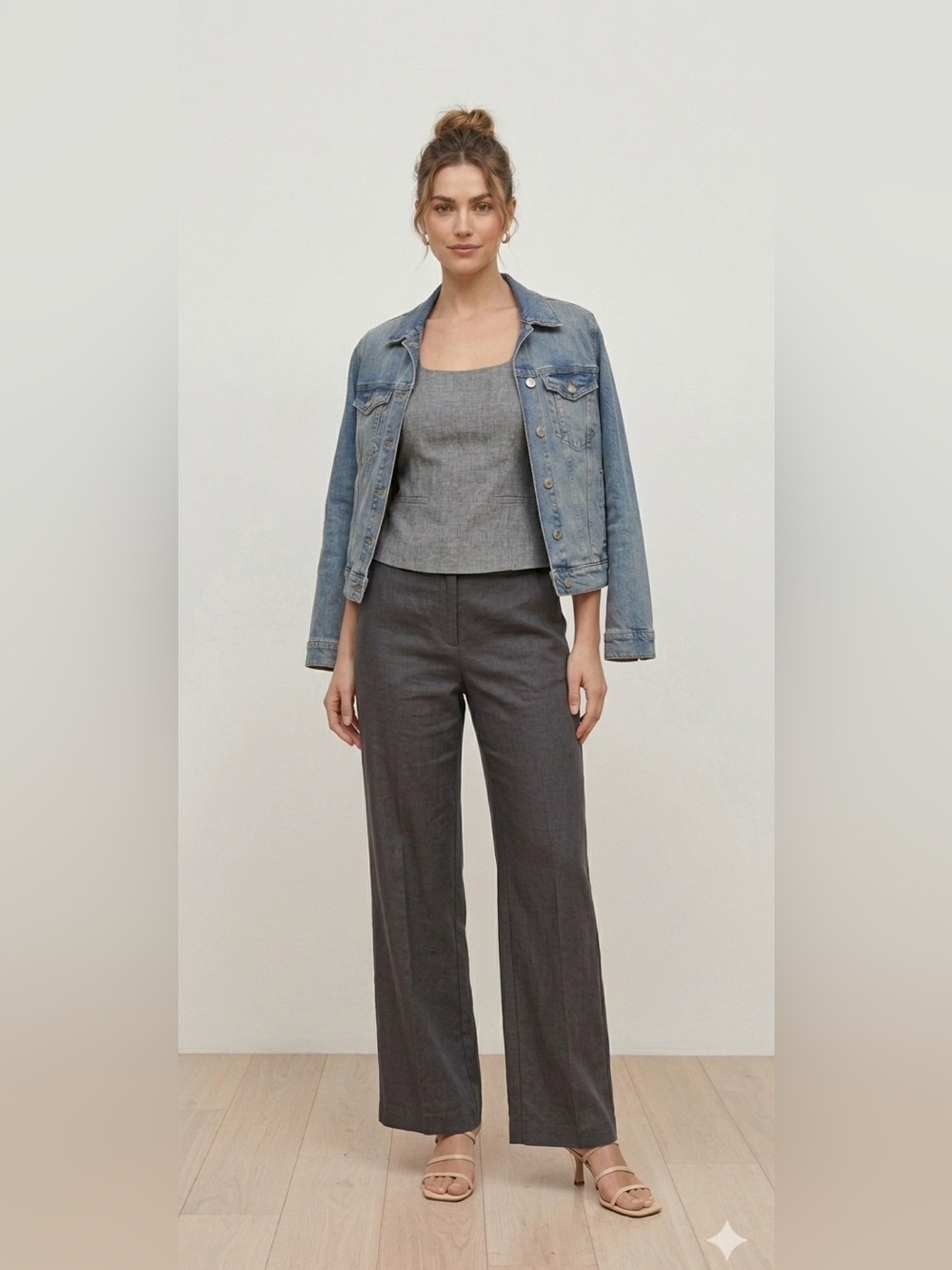 Old Navy Faded Blue Denim Jacket